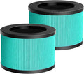 MK-06 TZ-K1 DH-JH01 HEPA Replacement Filter Compatible with Tolife TZ-K1, for FreAire KN6391, for Kloudi DH-JH01 and for POMORON MJ012H Air Purifier (2 Pack Green-Pet Dander Version)