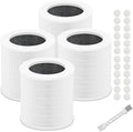 4 Pack A2001 Replacement Filter,Efficiency 3-In-1, H13 True, Compatible with 2001 air puri-fier filter replacement,Compared to Part NO#AF-2001 h13 filter replacement,Compatible with A2001 Filter