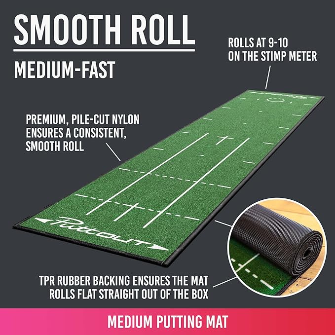 PuttOUT Pro Golf Putting Mat