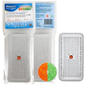100 Gram 30 Pack Indicating Silica Gel Canister, Gun Safe Dehumidifier (Orange to Green), Reusable Desiccant Canister Dehumidifier