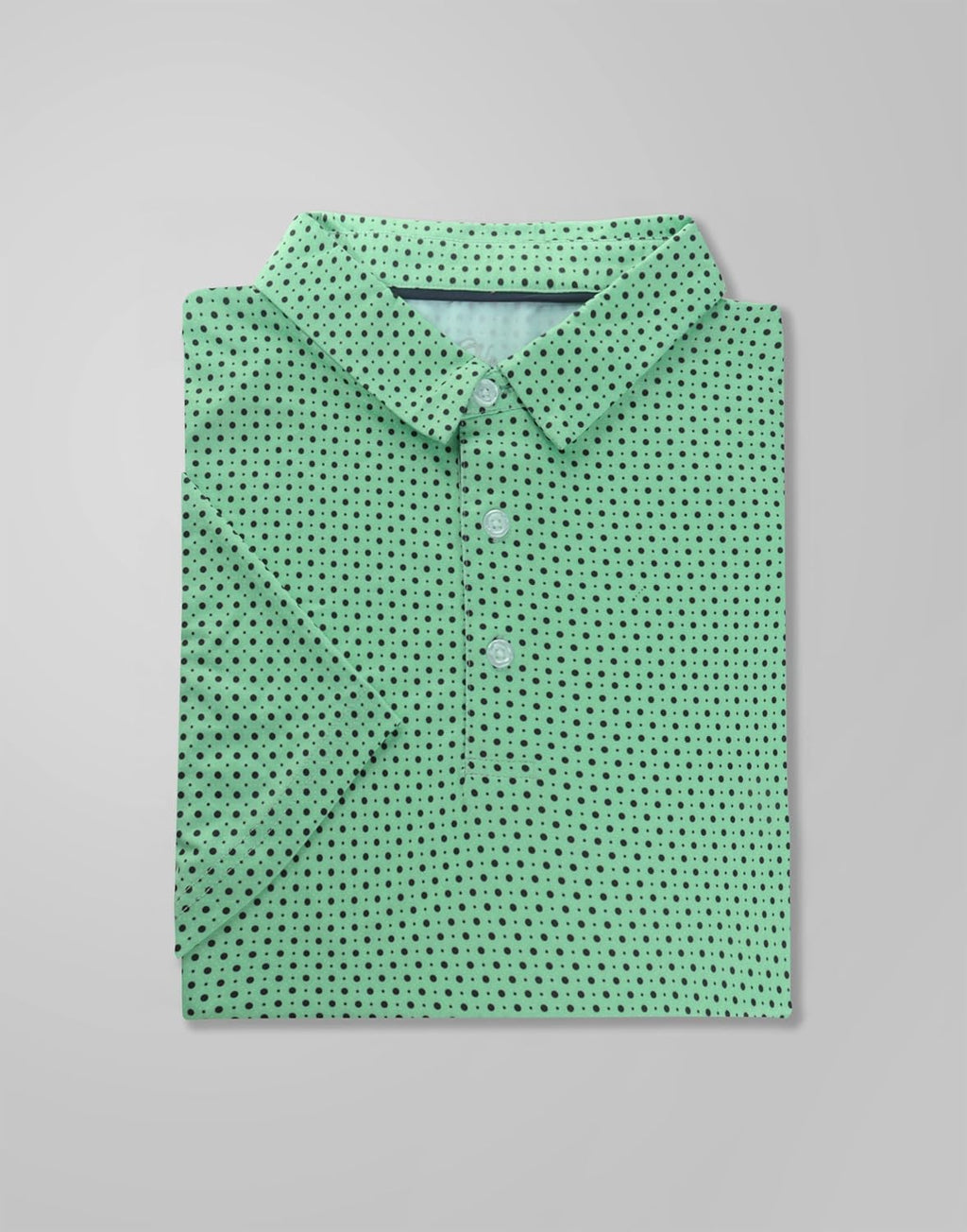 Obla Mens Golf Polo Shirts Short Sleeve Dry Fit Performance Moisture Wicking Casual Print Collared Golf Shirts for Men