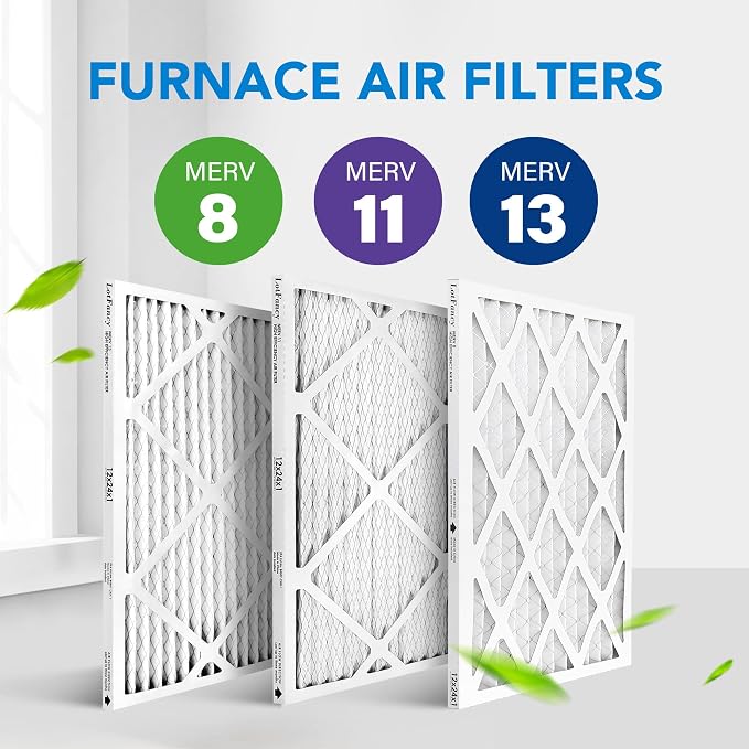 LotFancy 12x24x1 Air Filter MERV 13 6-Pack, Electrostatic Pleated HVAC Furnace - Image 8