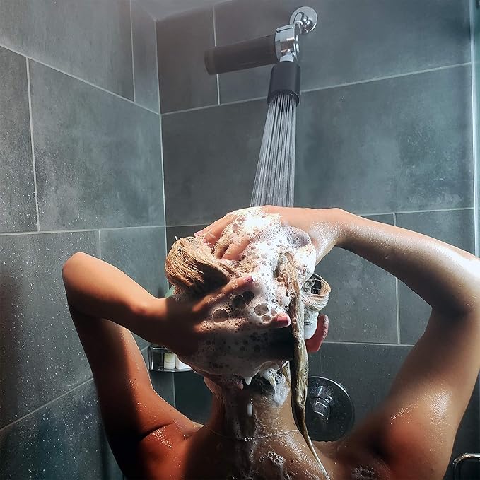 2.0 Carbon Shower Head Filter System | Removes Chlorine, Heavy Metals, And More | Great For Dry Skin/ Hair, And More | NSF Certified