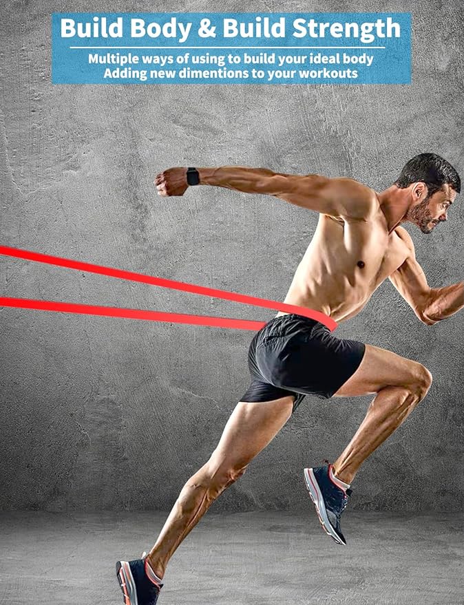Pull Up Bands, Resistance Bands, Pull Up Assistance Bands Set for Men & Women, Exercise Workout Bands for Working Out, Body Stretching, Physical Therapy, Muscle Training-FlexoryFit