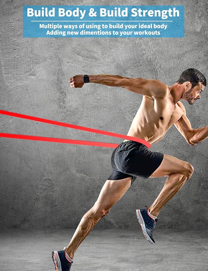 Pull Up Bands, Resistance Bands, Pull Up Assistance Bands Set for Men & Women, Exercise Workout Bands for Working Out, Body Stretching, Physical Therapy, Muscle Training-FlexoryFit