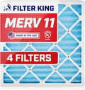 Filter King 18x27x1 Air Filter | 4-PACK | MERV 11 HVAC Pleated A/C Furnace by FilterKing