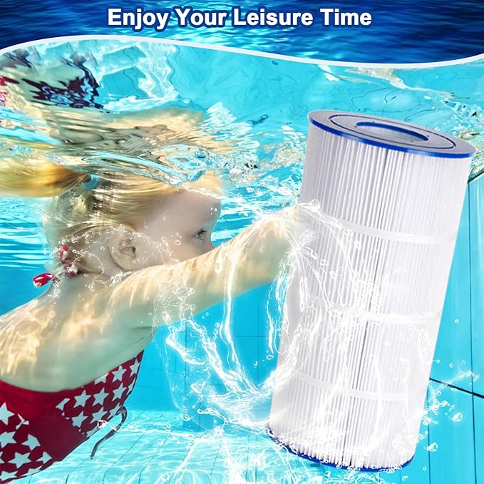 C100S Pool Filter Compatible with C100S, Hayward SwimClear C100S, CX100XRE, PA100S, Unicel C-9440, 100 sq.ft, Cartridge Pool Filter 1 Pack