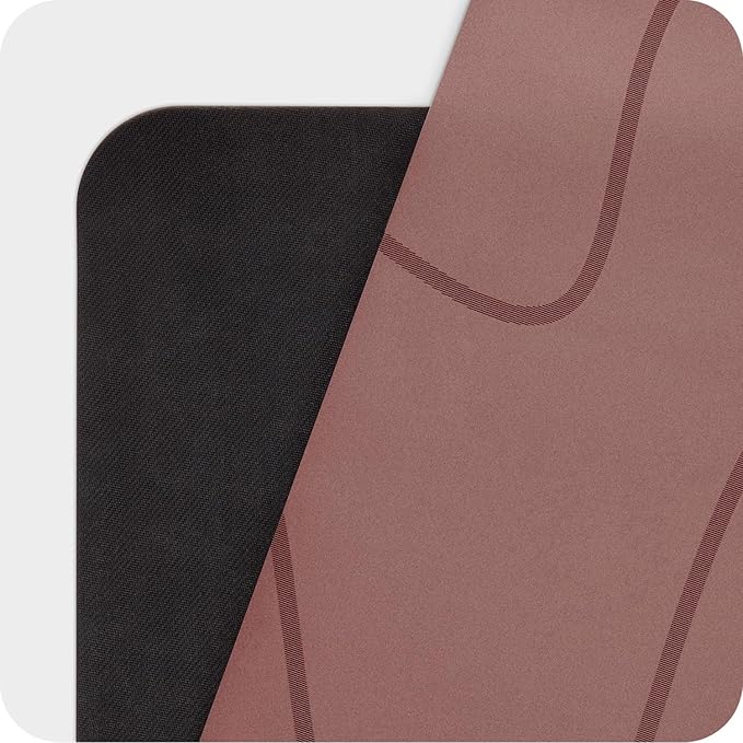 4mm Cushioned Exercise Mat for Yoga & Pilates - Anti Slip, Polyurethane with Suede Top & Carrying Strap-FlexoryFit