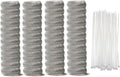 48 PCS Washing Machine Drain Lint Trap, Lint Traps, Lint Catcher for Washing Machine, with 48 Nylon Cable Ties