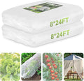 Garden Netting, 2 Pack 8x24Ft Ultra Fine Mesh Netting Pest Barrier Protection by RIFNY