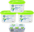 Sunny Home (3 Pack) Moisture Absorbers 9.17oz, Unscented, Odor Eliminator, Dehumidifier and Deodorizer for Closet, Bathroom, Kitchen in Home & RVs.