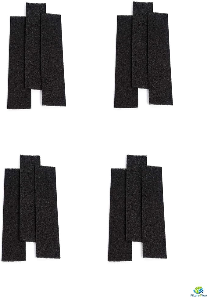 Carbon Register Vent Air, Odor & Dust Filters 3 Pack 12" x 16" by CFS (12)