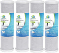 CFS – Carbon Block Water Filter Cartridges Compatible with GE GXWH04F, GXWH20F, GXWH20S & GXRM10 Models – Remove Bad Taste & Odor – Whole House Replacement Water Filter Cartridge- White (Pack Of 4)