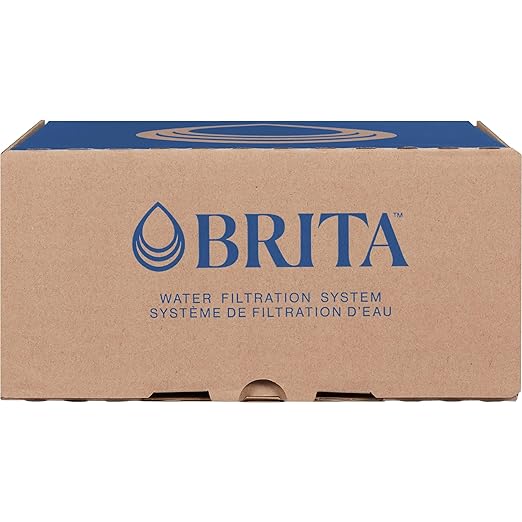 Brita Water Filter Pitcher for Tap and Drinking Water with 1 Standard Filter, Lasts 2 Months, 6-Cup Capacity, BPA Free, White