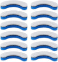 PetStandard Replacement Premium Water Filter for NPET WF050 Transparent Water Fountain. Arc-Shaped, Washable Pet Fountain filters with Triple Filtration System, Pack of 12