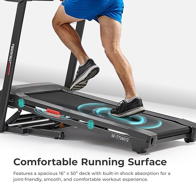 Sunny Health & Fitness Smart Wi-Fi Treadmills-FlexoryFit