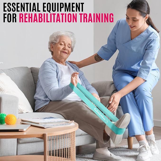 Fabric Resistance Bands for Working Out - Booty Bands for Legs -Glutes Training for Women and Men - Exercise Bands for Squats, Yoga, Physical Therapy -Home Gym Fitness-FlexoryFit