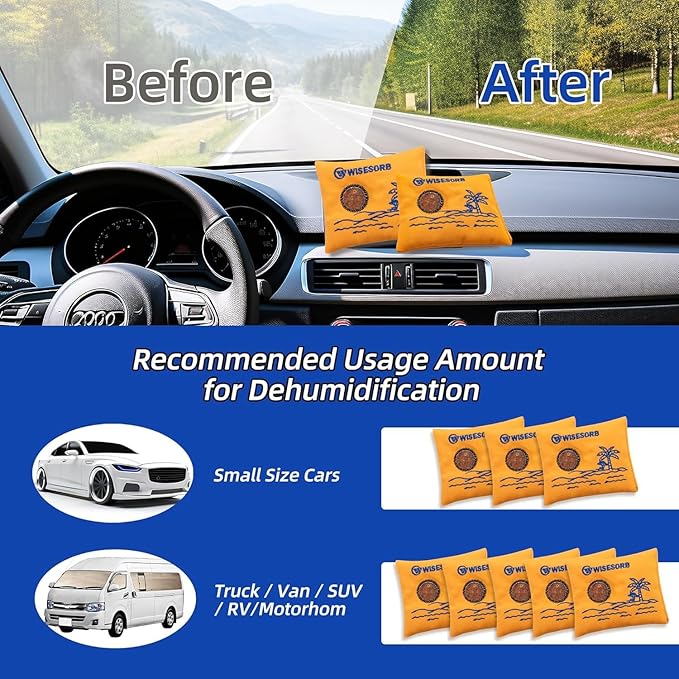 100gx80pcs Rechargeable Desiccant Packs for Storage, Color Indicating Silica Gel Packets Moisture Absorbers with Visible Window, Reusable Dehumidifier Bags for Gun Safe Closet Basement Car