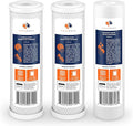 Aquaboon 5 Micron 10 x 2.5 House Water Filters Cartridges Set of 3 | Sediment & Carbon Filter Replacements Compatible with WHKF-WHWC, P5, WHKF-GD05
