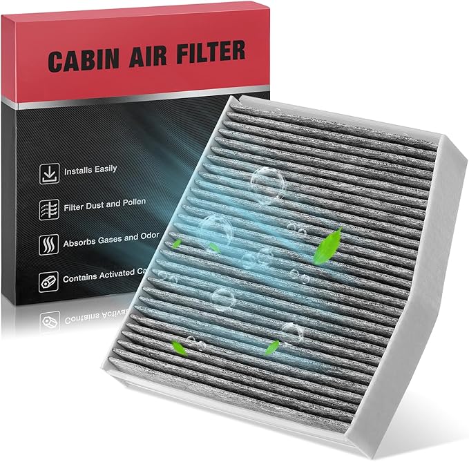 BDFHYK 1PC WP10130 Cabin Air Filter with Activated Carbon Compatible with Mercedes-Benz CLA250 GLB250 CLA200, CLA35 AMG CLA45 AMG, A180 200 250, B Electric Drive,B250e, Compatible with INFINITI QX30