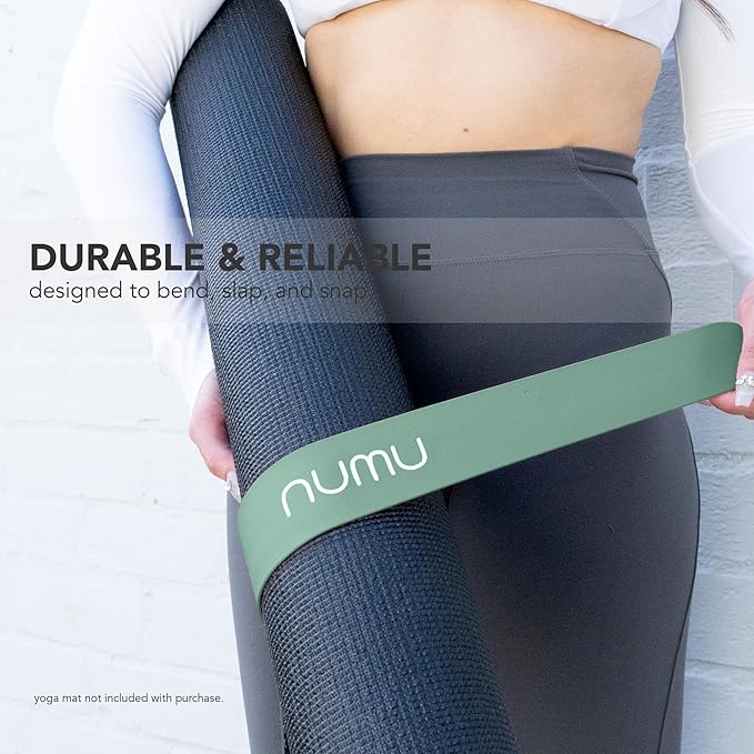 Numu Yoga Mat Strap Slap Band - Easy Snap On to Keep Exercise Mat Tightly Rolled and Secured for Yoga Mat Storage and Travel-FlexoryFit