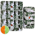 100 Gram Camouflage Gun Safe Dehumidifier Silica Gel Canister Rechargeable Dehumidifier Desiccant Reusable Indicating Desiccant Moisture Absorber with Visible Window [4PACK]