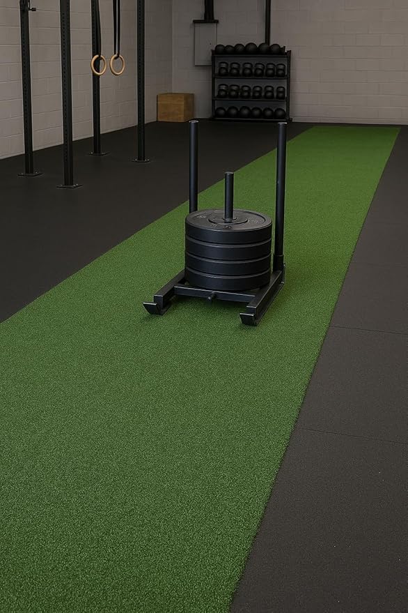 Ottomanson Artificial Turf Golf Hitting Mat 3' x 16' Indoor/Outdoor Waterproof Synthetic Fake Grass for Putting Practice Baseball Football Sports Gym Backyard, Custom Size 2' up to 30'