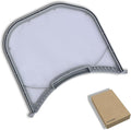 Upgraded DLEX3550W DLGX3002P DLEX3570V DLEX3360W DLEX3250R DLEX3570W DLEX3360V DLEX3370R DLEX3250V Dryer Lint Filter Stainless Steel Mesh Screen Replacement for LG Dryer