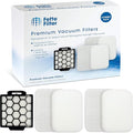 Fette Filter - 1 HEPA & 2 Foam Filters for Shark Navigator Pet Plus NV150, NV251, NV255 and Zero-M Self-Cleaning Brushroll Pet Pro ZU62, ZU62C, ZU60 Upright Vacuum. Replacement # 1238FT60 & 1239FT60