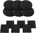 12 Pieces Counter Top Activated Carbon Compost Bin Filters by BRENSTEN