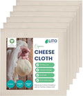 Cheesecloth | Nut Milk Bag, Fine Mesh Filter, Reusable Straining| Grade 100 | Cotton Unbleached Butter Muslin cloth for Cooking, Yogurt, Juicing| Cheese Cloth for Crafts| 6 Pack 20"x20"