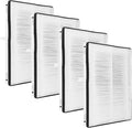 Nispira Replacement HEPA Filter for Air Purifier, Compatible with Vornado Air Purifier Models AC300, AC350, AC500, AC550, PCO200, PCO300, PCO500 Compared to Part MD1-0022, 4 Packs