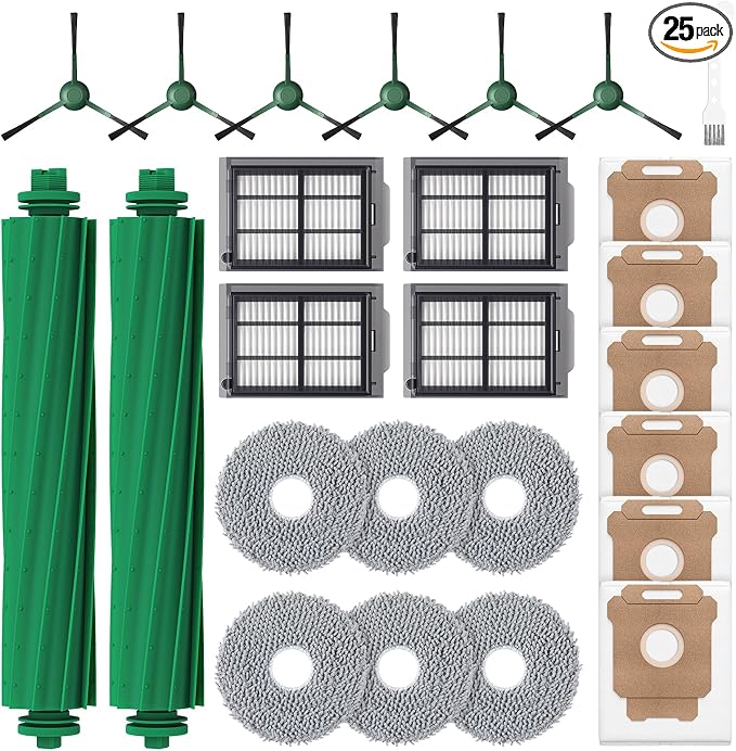 25 Pcs Replacement Parts Kit for iRobot Roomba Plus 405/505 / 507 Combo Robot by Zeekech