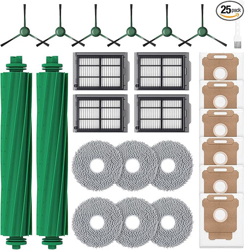25 Pcs Replacement Parts Kit for iRobot Roomba Plus 405/505 / 507 Combo Robot by Zeekech
