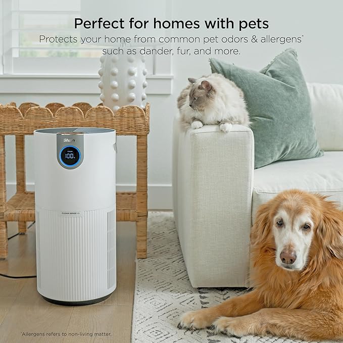 Shark Air Purifier for Home Large Room, Clean Sense Technology, HEPA Air Filter - Image 4