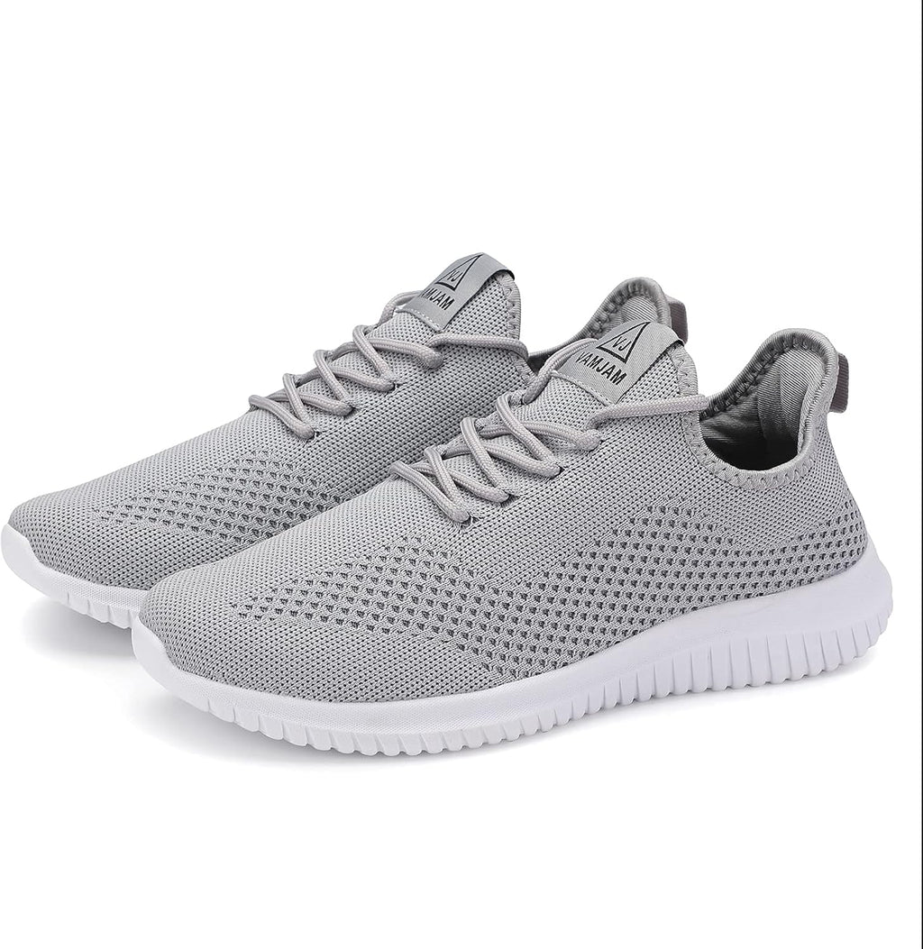 VAMJAM Men's Running Shoes Ultra Lightweight Breathable Walking Shoes Non Slip Athletic Fashion Sneakers Mesh Workout Casual Sports Shoes