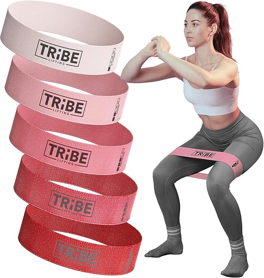 Fabric Resistance Bands for Working Out - Booty Bands for Women and Men - Exercise Bands Resistance Bands Set - Workout Bands Resistance Bands for Legs - Fitness Bands-FlexoryFit