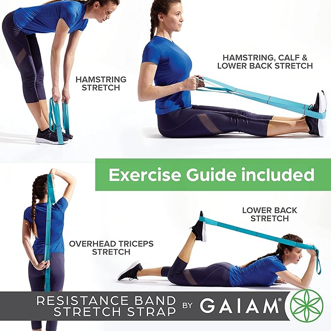 Gaiam Restore Resistance Band Stretching-FlexoryFit