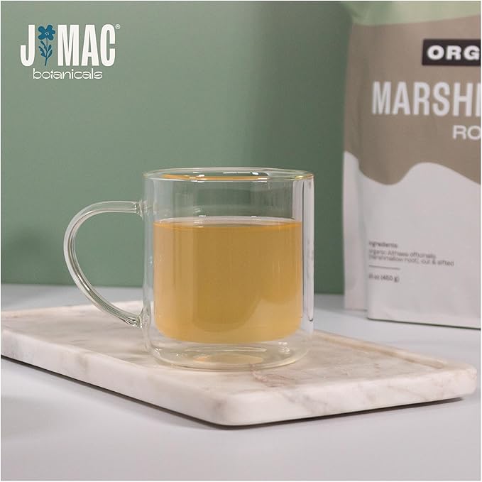 J Mac Botanicals Organic Marshmallow Root Herb Tea-FlexoryFit