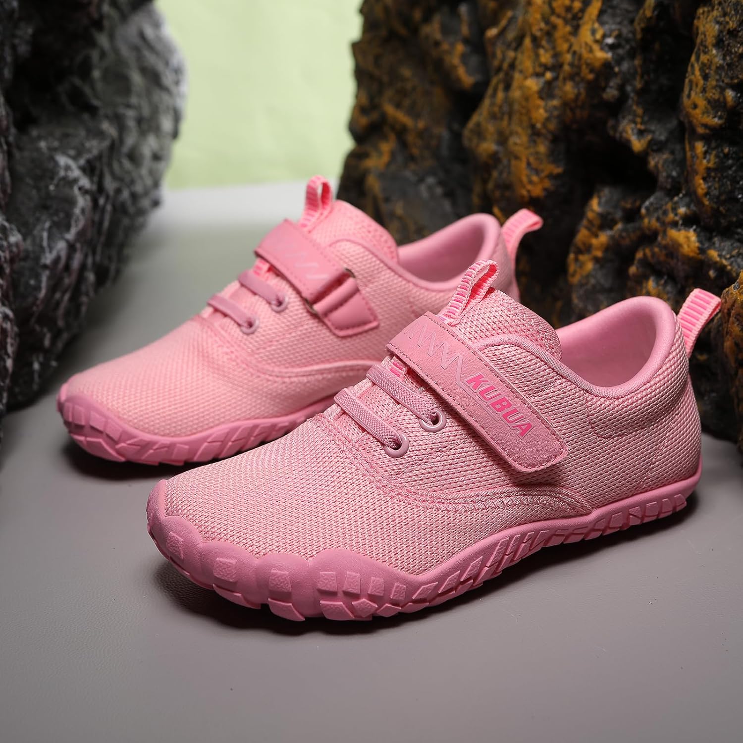 KUBUA Kids Barefoot Shoes Boys Girls Sneakers Naturally Splay Shoes Toddler Little Big Kid
