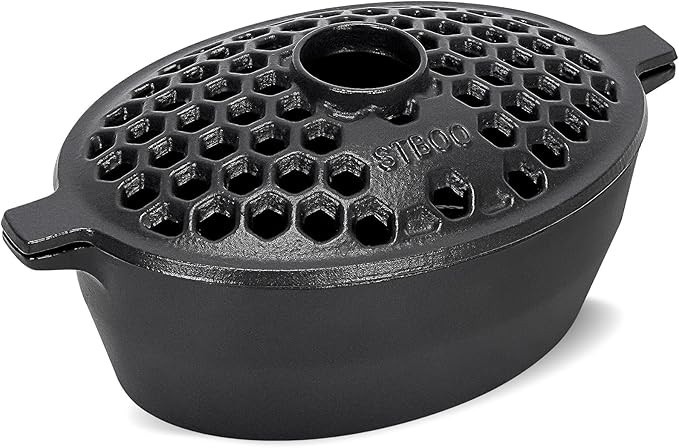 Wood Stove Steamer, Cast Iron Fireplace Humidifier, Indoor Humidifier for Home Heating, Black Bowl Fireplace Stove Covers Accessories Decorative, Matte Black Finish, Rust Resistant, 2.7 Quart Capacity
