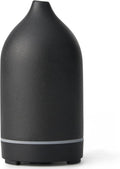VIVITEST Diffusers for Home, 200ML Stone Essential Oil Diffuser, Ceramic Oil Diffuser,Ultrasonic Aromatherapy for Office (Black)