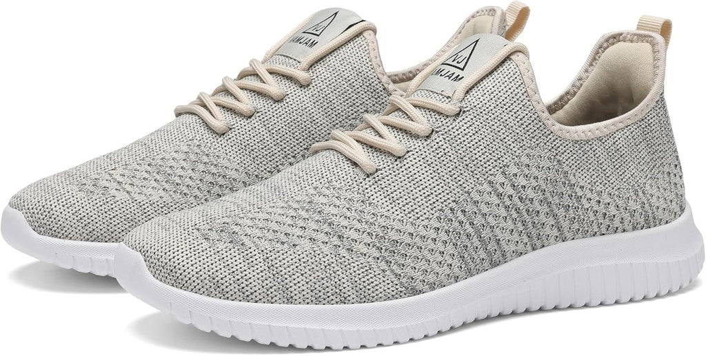 VAMJAM Men's Running Shoes Ultra Lightweight Breathable Walking Shoes Non Slip Athletic Fashion Sneakers Mesh Workout Casual Sports Shoes