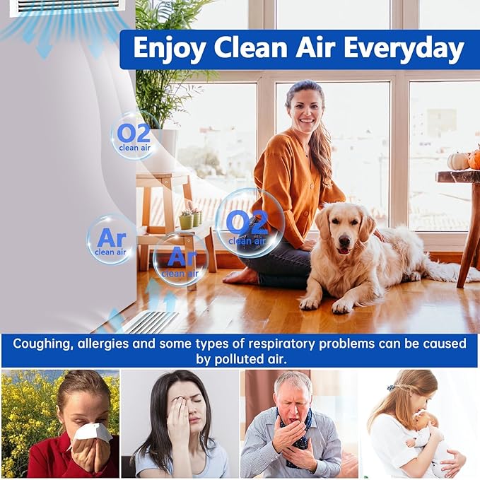 Air Vent Filters,14"x120"Cut to Fit Air Filter Material (70+Filters),MERV 8 Electrostatic Air Vent Filter for Home Floor, Grilles, Ceiling, HVAC Furnace Vents, With 48PCs Adhesive Hook Tape