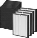 ProHEPA 9000 True HEPA Filters Replacement Compatible with VEVA ProHEPA 9000 Air Cleaner Purifier, 4 True HEPA Filters + 8 Activated Carbon Filters