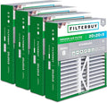 Filterbuy 20x20x5 Air Filter MERV 8 (MPR 700) Dust Defense Replacement (4-Pack), Pleated HVAC AC Furnace Filters for Honeywell FC100A1011, Lennox X0585, & More (Actual Size: 19.63 x 19.88 x 4.38)