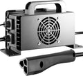 1400W Lead Acid Battery Charger 48 Volt 15 AMP 3-Pin Triangular Plug EZGO RXV & TXT Golf Carts