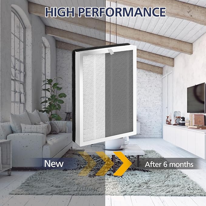 25 Replacement Filter for 25 Air Purifier S1/W1/B1, 3-in-1 H13 True HEPA - Image 6