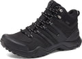 Men's Mid Waterproof Hiking Boots Lightweight Approach Trekking Comfortable Backpacking Non Slip Work Shoes Outdoor Camping Travel Cross Trainer Sneakers