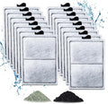 15 Pack PF-L Filter Cartridges Compatible with Top Fin Silenstream PF20, PF30, PF40 and PF75 Power Filters, Remplacement Aquarium Carbon Cartridge with Zeolite